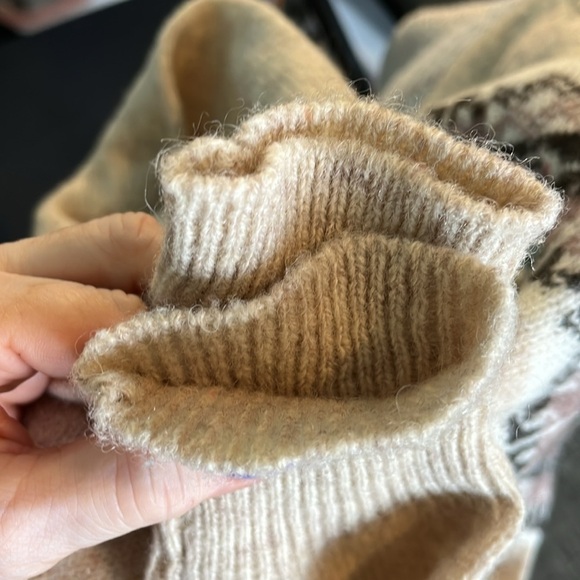 Vintage Wool Sweater Bamberger’s Men’s Store Size XL Fair Isle - Picture 7 of 7